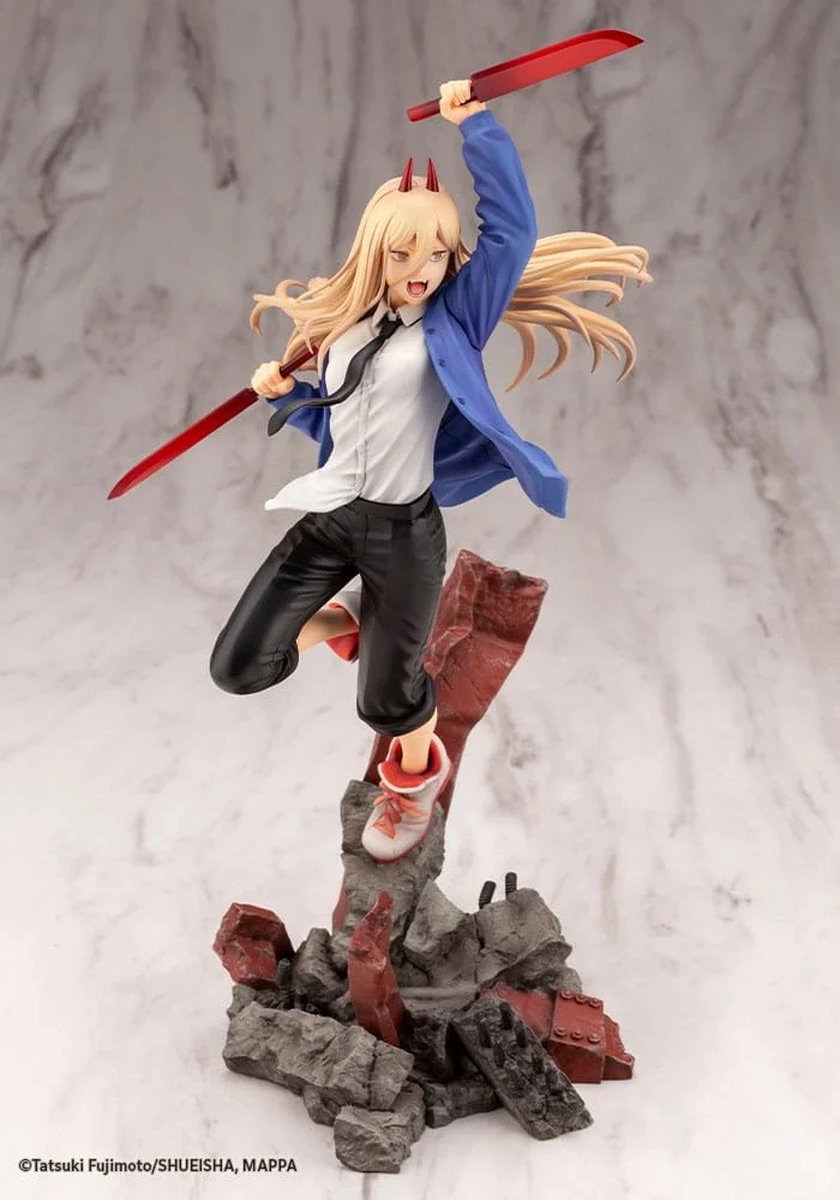 Kotobukiya Chainsaw Man ARTFXJ Statue 1/8 Power Bonus Edition 29 cm Beeld