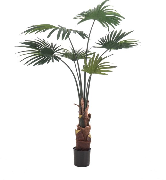Emerald - Kunstplant Livistona Palm 110cm - Kunstplanten voor binnen