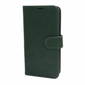 iNcentive PU Wallet Deluxe adapté à iPhone 13 Vert foncé