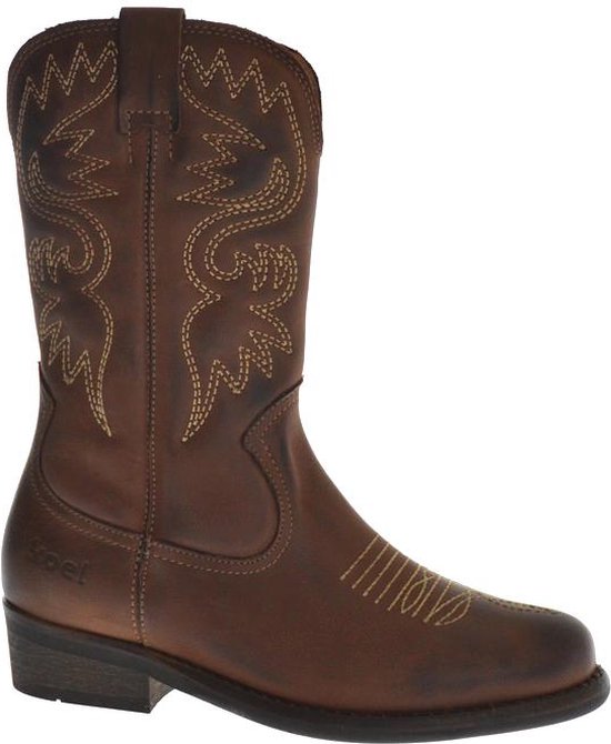 Koel4kids 10m006 Cowboylaarzen - Western Laarzen - Meisjes - Bruin - Maat 32