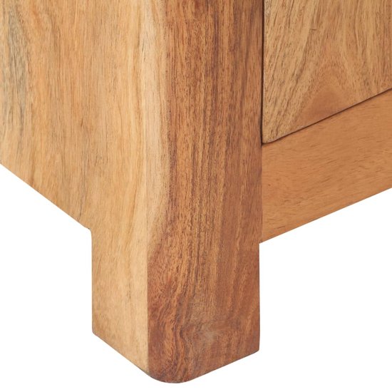Nachtkastjes met lades 2 st 40x30x48 cm massief acaciahout