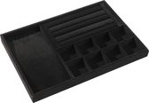 Fliex - sieradenopberger - sieraden organizer - tray voor in lade - zwart