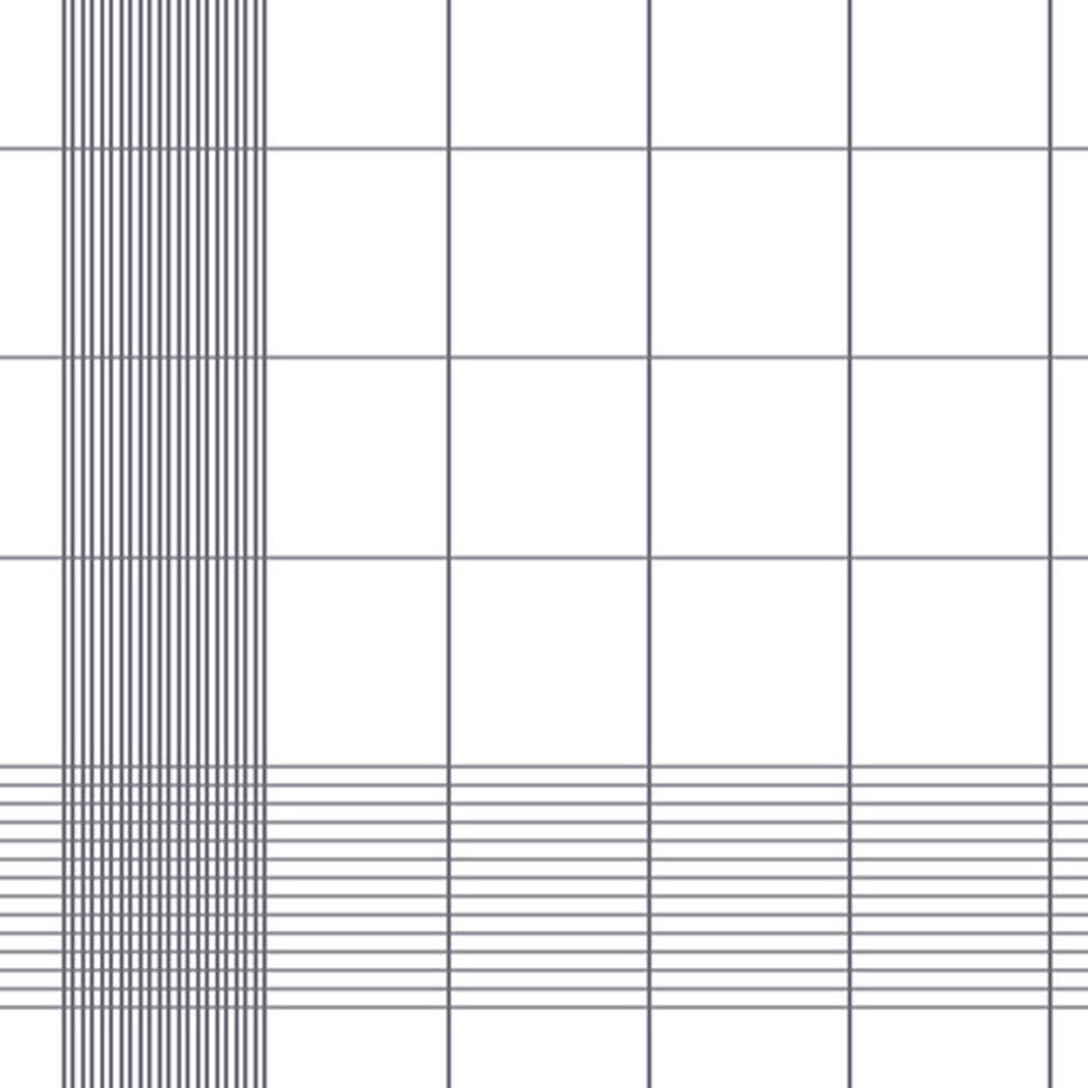 De Witte Lietaer Mixte theedoek (set van 2) - 50% katoen - 50% linnen - White-grey