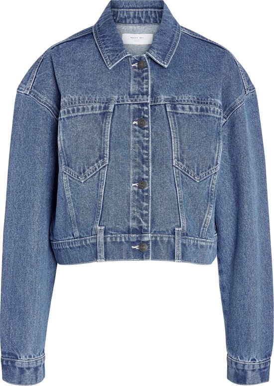 NOISY MAY NMRONJA L/ S CROP DNM JACKET VI433MB NOOS Veste Femme - Taille M