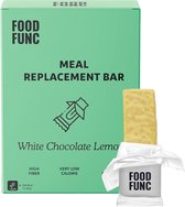 Foodfunc | Meal Replacement Bar | White Chocolate Lemon | 7 x 56 gram | No Junk Just Func