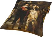 Mondiart Sierkussen Luxe Nachtwacht Rembrandt van Rijn | 45 x 45 cm | Rits-sluiting | Geschikt voor vulling 50 x 50