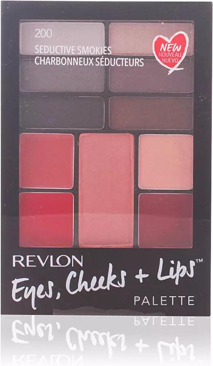 Revlon Eyes, Cheeks + Lips Palette 200 Seductive Smokies: Shadow