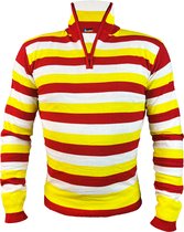 Fjesta Oeteldonk Half Zip Trui - Oeteldonk Trui - Oeteldonk Kleding - Carnaval Den Bosch - Unisex - Maat XL