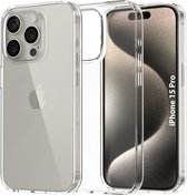 My Case Hoesje geschikt voor iPhone 15 Pro Transparant Hoes - Apple iPhone 15 Pro Hoesje Transparant