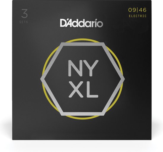D'Addario NYXL0946-3P Elektrische Gitaarsnaren (9-46) 3-Pack