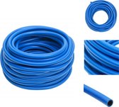 vidaXL Luchtslang - Blauw PVC - 20m - 9mm x 14mm - Duurzaam - Flexibel - Aanvoerslang