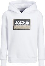 Jack & Jones sweater jongens - wit - JCOlogan - maat 152