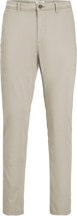 Pantalon Chino Homme Jack & Jones - Coupe Slim Fit - Tissu Coton élastique - Couleur Beige - Style Décontracté Chic - 8