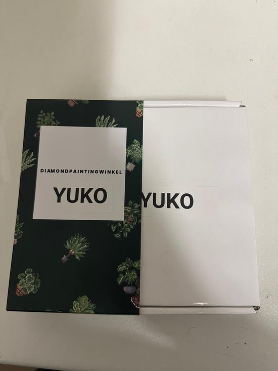 Yuko - Diamond painting - Mini Meesterwerken - Set van 12 - Huisplanten editie - Diamond Paintings - Diamond painting volwassenen - YUKO