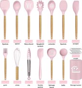 non-stick silicone cookware set, kitchen utensil set - Keukenhulpset - Keukengerei,24 Pieces
