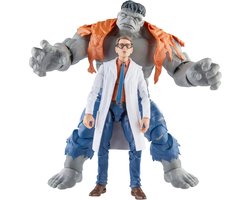 Hasbro The Avengers - Avengers: Beyond Earth's Mightiest Marvel Legends Gray Hulk & Dr. Bruce Banner 15 cm Actiefiguur - Multicolours