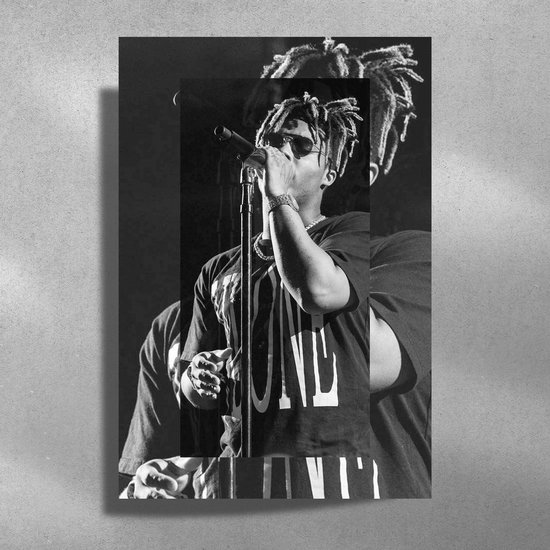 Juice Wrld - Metalen Poster 40x60cm - Performing