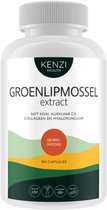 Groenlipmossel Extract met MSM, en Kurkuma 90 capsules