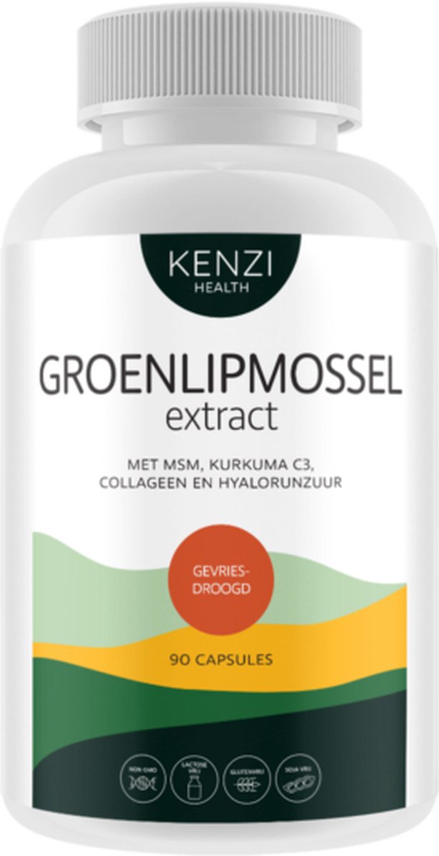 Goedkoopste Groenlipmossel Extract met MSM, en Kurkuma 90 capsules
