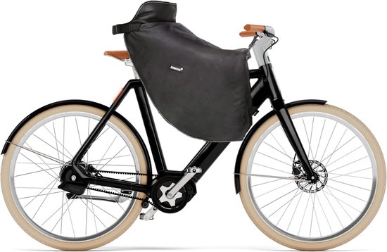 VOORJAARS DEAL Stricto ® Bicycle - Herenfiets Beenkleed - Heavy Duty - Stadsfiets bakfiets fatbike - Zwart - Universeel