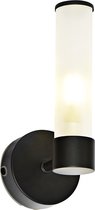 Olucia Callum - Moderne Badkamer wandlampen - Glas/Metaal - Wit;Zwart