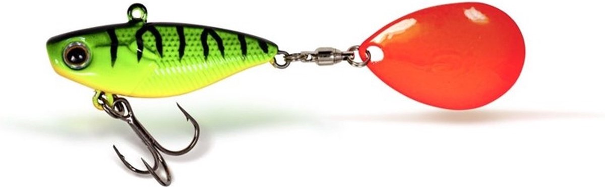 Quantum Spin Jig UV Active 10g 3.2cm - Kleur : Firetiger