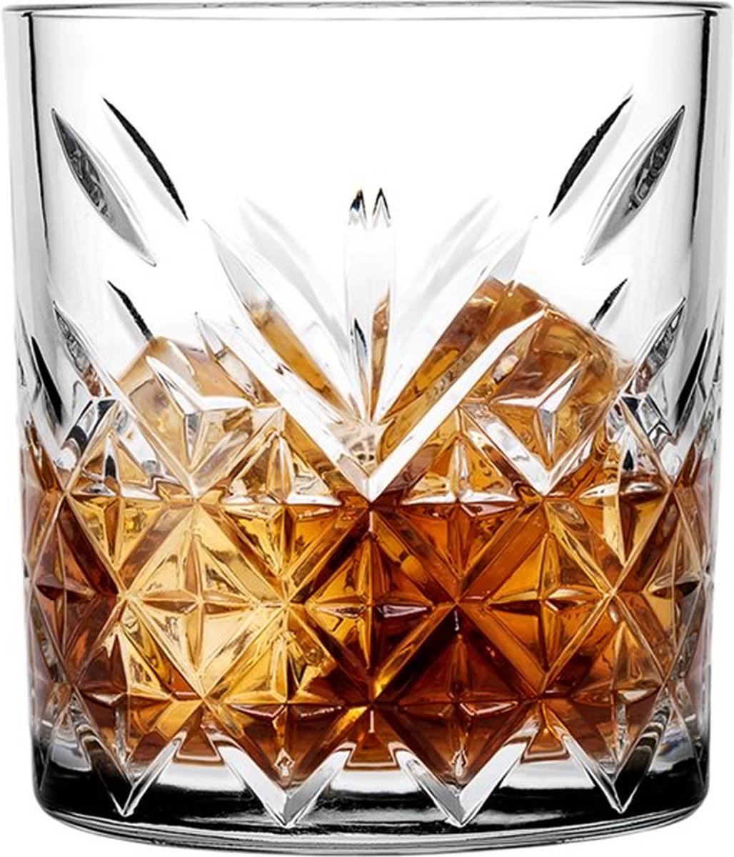 Glozini Tumblerglazen - Set van 6 - Whisky glazen - Whiskyglazen - Whiskeyglas