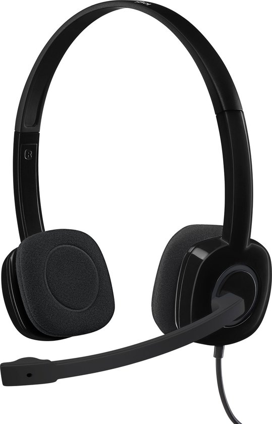 Logitech H151 - Stereo Headset - Noise Cancelling Microfoon - Zwart