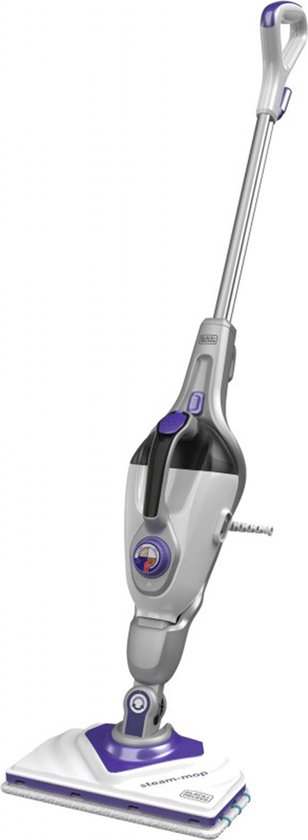BLACK+DECKER BHSM1615DSM-QS PET Steam-mop - stoomreiniger - 1600W - incl. 17 accessoires