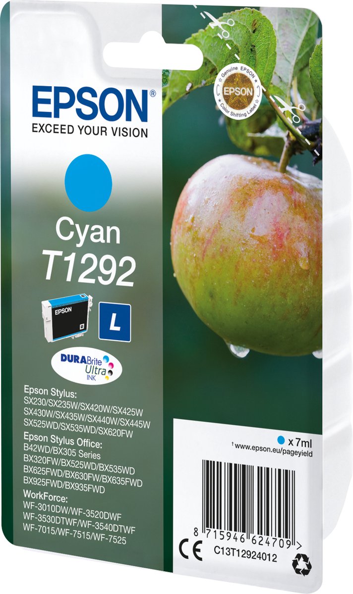Epson T1292 - Inktcartrdige / Cyaan