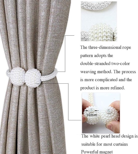 ANSNOW 2 Stuks Gordijntouw Gesp Katoenen Knoop Gevlochten Gordijn Tiebacks Gordijn Touw Terugloopsper Magnetische Gordijnen Clips Decoratieve Draperie Houder Voor Woonkamer Slaapkamer Cafe/Beige ANSNOW 2 Stuks Gordijntouw Gesp Katoenen Knoop Gevlochten Gordijn Tiebacks Gordijn Touw Terugloopsper Magnetische Gordijnen Clips Decoratieve Draperie Houder Voor Woonkamer Slaapkamer Cafe/Beige