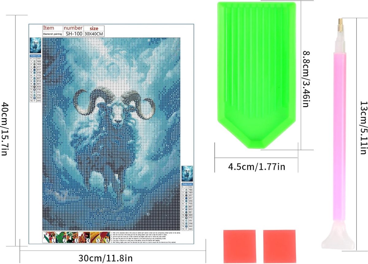 Craft Buddy - Crystal Art Diamond Painting Card KitZauberhaft online bestellen | MÜLLER