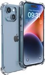 Transparante, schokbestendige hoes om een iPhone 14.