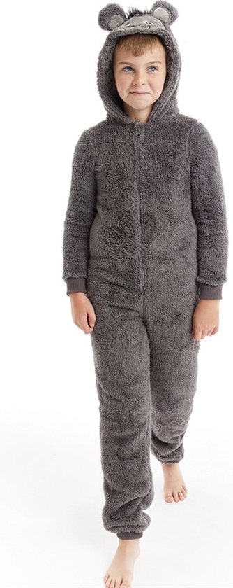 Onesie, Jumpsuit "Gorilla" hooded super soft kids series 13 jaar (lengte 1.58 mtr)