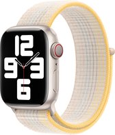 Apple Watch geweven sportbandje -  Voor Apple Watch 3/4/5/6/7/8/SE 38/40/41mm - Sterrenlicht
