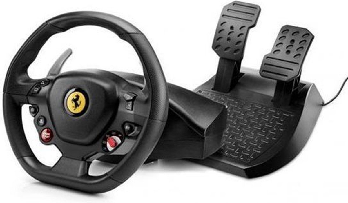Thrustmaster T80 Ferrari 488 GTB - Racestuur en Pedalen - PS5/PS4/PC op Prijzenvolger.com