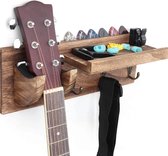 Gitaar muurbeugel hout – gitaarstandaard accessoires wandbeugel – 40 x 14 x 12cm