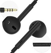 iMoshion Oordopjes - Oortjes met Draad en Microfoon - Earbuds met AUX / 3.5mm Jack aansluiting - Zwart