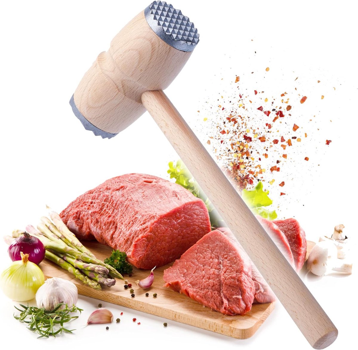 Vleeshamer Vleesvermalser Vlees Hamer Vleesklopper Vleeshamers Vleespletter