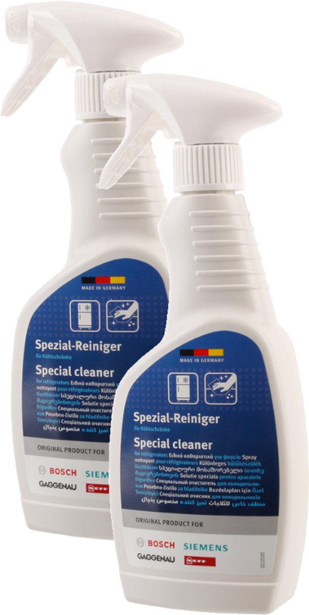 Bosch Koelkastreiniger 311888 / 312137 - 2x 500ml