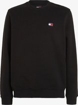 Tommy Jeans Badge Crewneck Zwart - XS