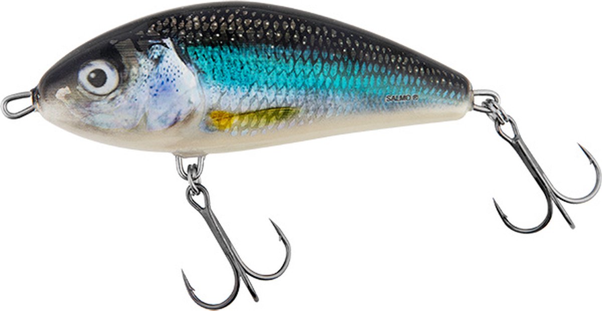 Salmo Fatso - 8 cm - Bleeding Blue Shad - Floating