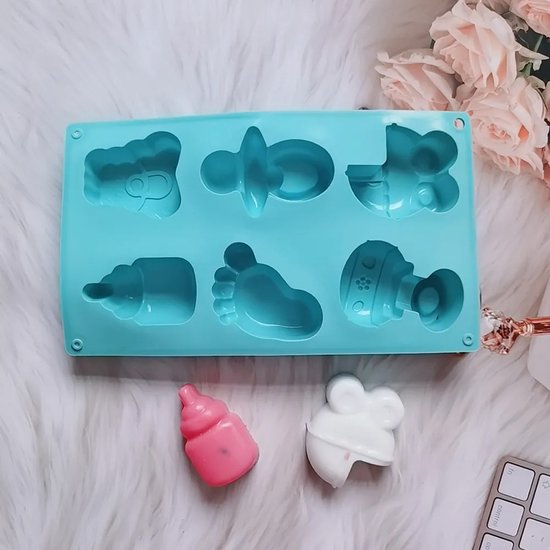 Gnome siliconen mal, 3D bebaarde gezichtsloze kabouter kaars Gnome siliconen mal, 3D bebaarde gezichtsloze kabouter kaars