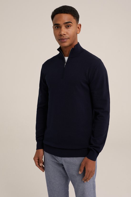 WE Fashion Heren trui met rits bol