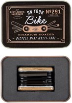 Pocket Bicycle Multi-Tool Bois d'acacia et finition titane