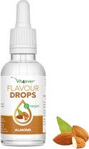 Smaakdruppels 50 ml - Smaak: Amandel - Flavour drops smaakdruppels zonder calorieën - Voor kwark, havermoutpap, yoghurt en meer - Veganistisch