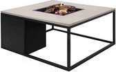 Cosiloft 100 lounge table black / grey