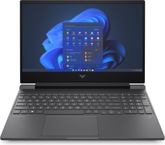 HP Victus Gaming 15-fa0999nw Intel® Core™ i5 i5-12450H Laptop 39,6 cm (15.6") Full HD 16 GB DDR4-SDRAM 512 GB SSD NVIDIA GeForce RTX 3050 Wi-Fi 6E (802.11ax) Windows 11 Home Zwart