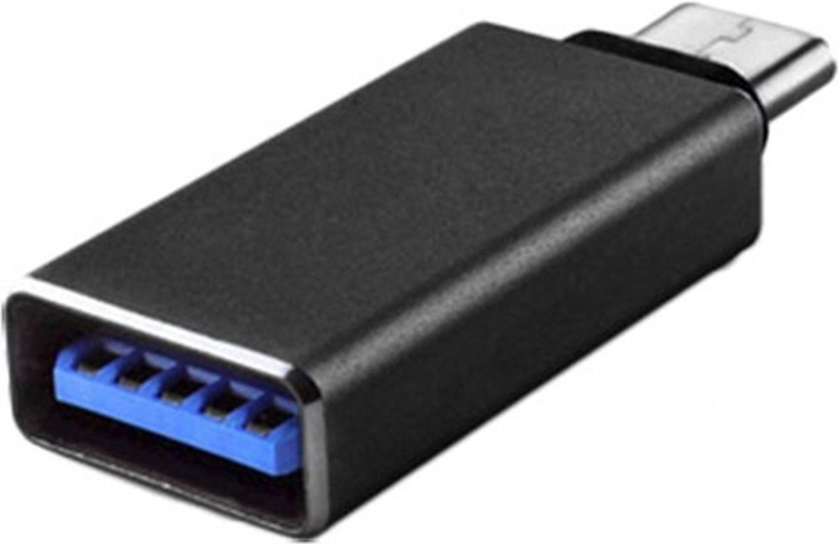DW4Trading USB C 3.1 Adapter naar USB A Converter - OTG - Verloop - Zwart