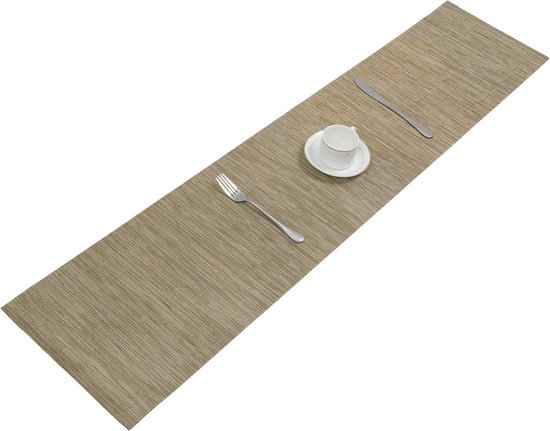 ABAKUHAUS Sneeuwvlok Tafelloper, Kerstmis-, Eetkamer Keuken Rechthoekige Loper, 40 x 225 cm, Veelkleurig